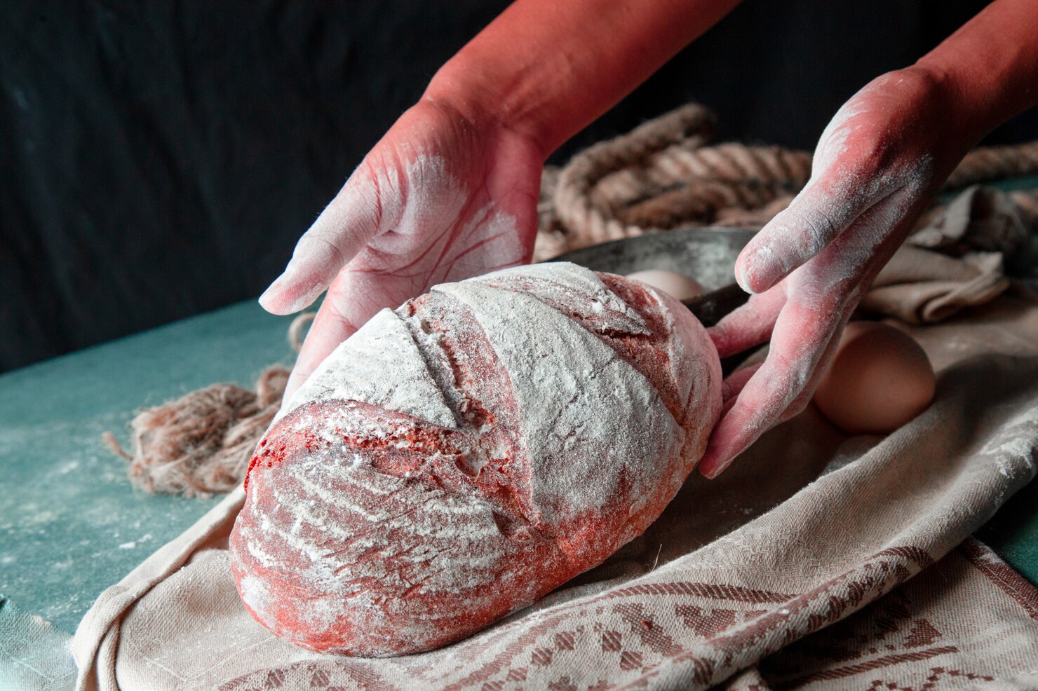 Impasto del pane artigianale